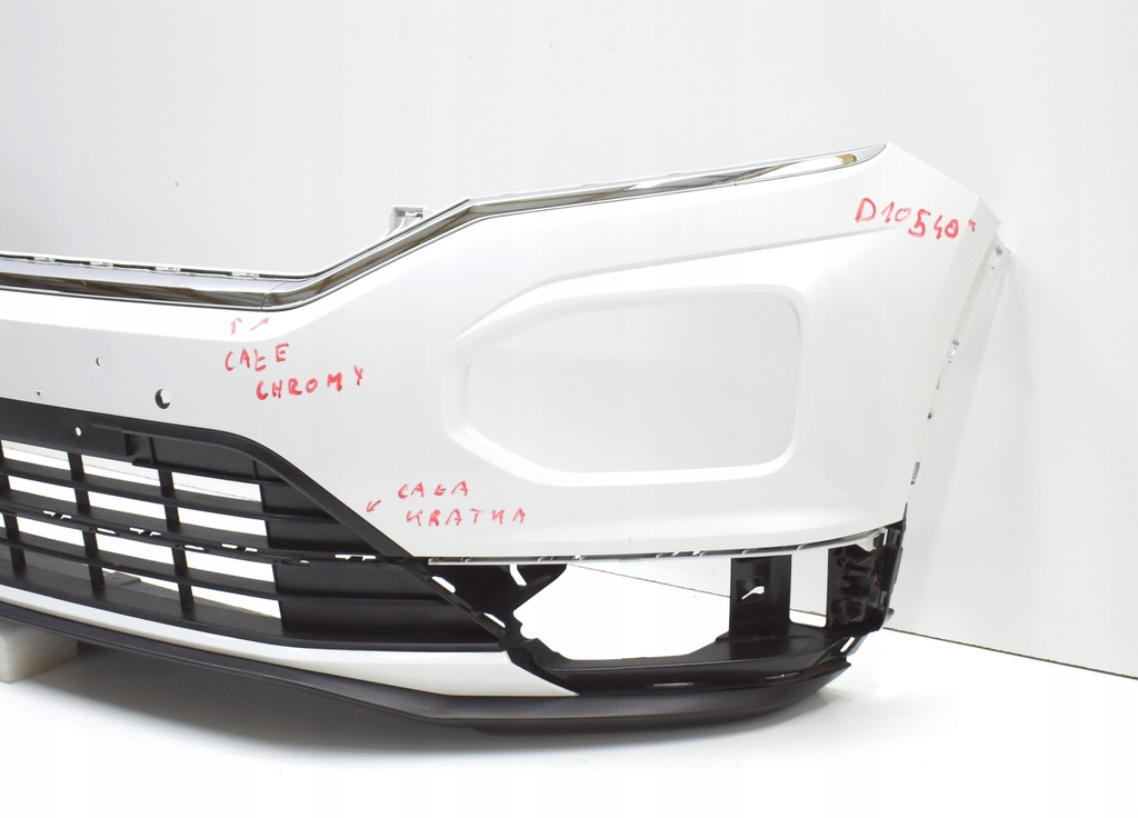 фото №2, Vw t roc t-roc 2ga r line бампер перед передний org + хром + решётки