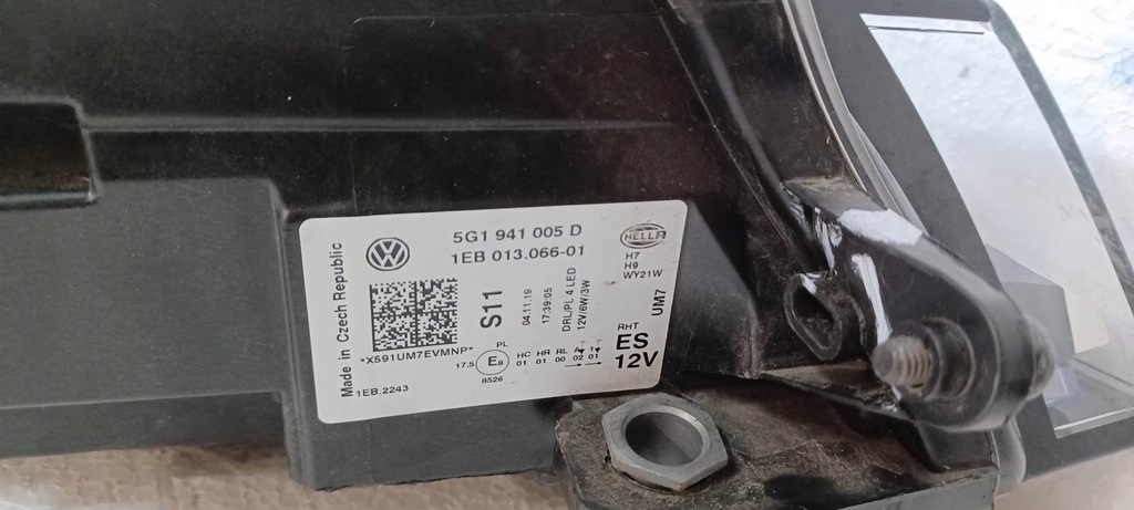 фото №11, Лампа левая vw golf vii 5g1941005d