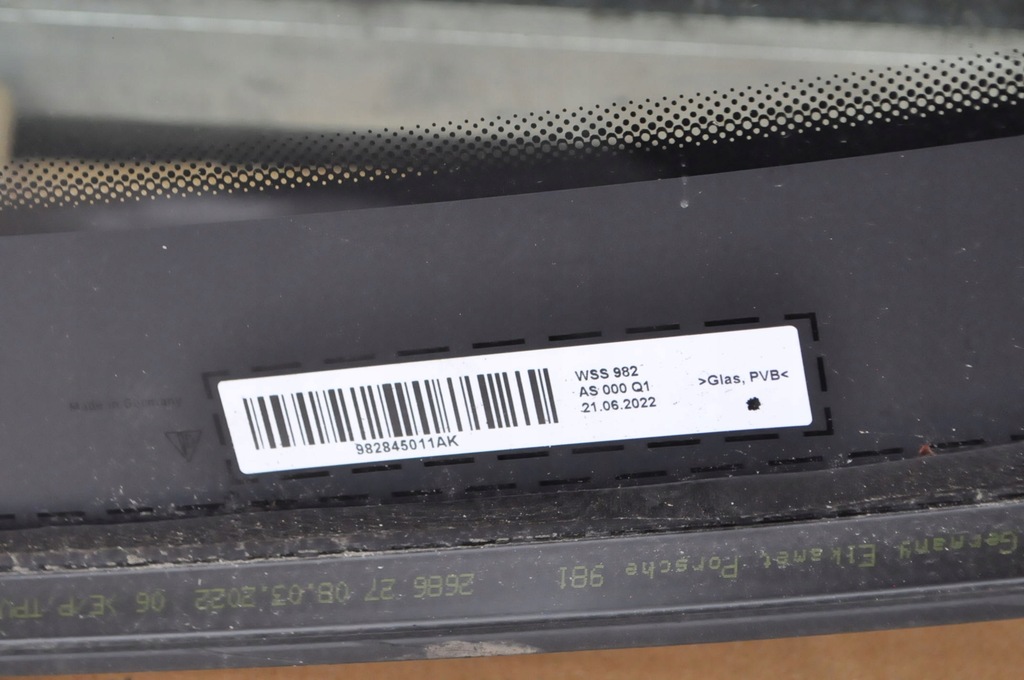 фото №6, Porsche 718 cayman 982 скло перед передня лобове 22r