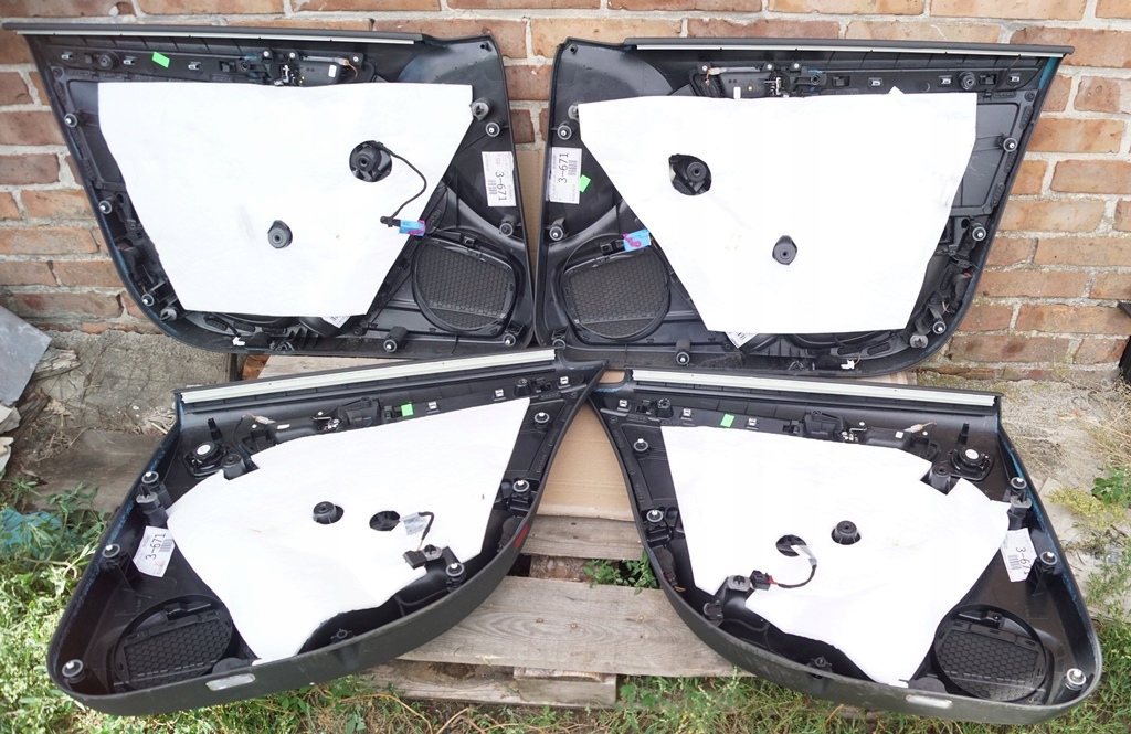 фото №8, Сиденье левый правый заднее сиденье обшивки дверь audi a4 b8 sedan комплектная обивка