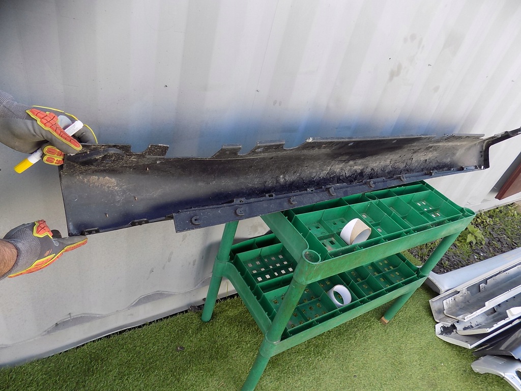 фото №8, Bmw x6 e71 e72 левая молдинг порог 51777184419 0ryginał