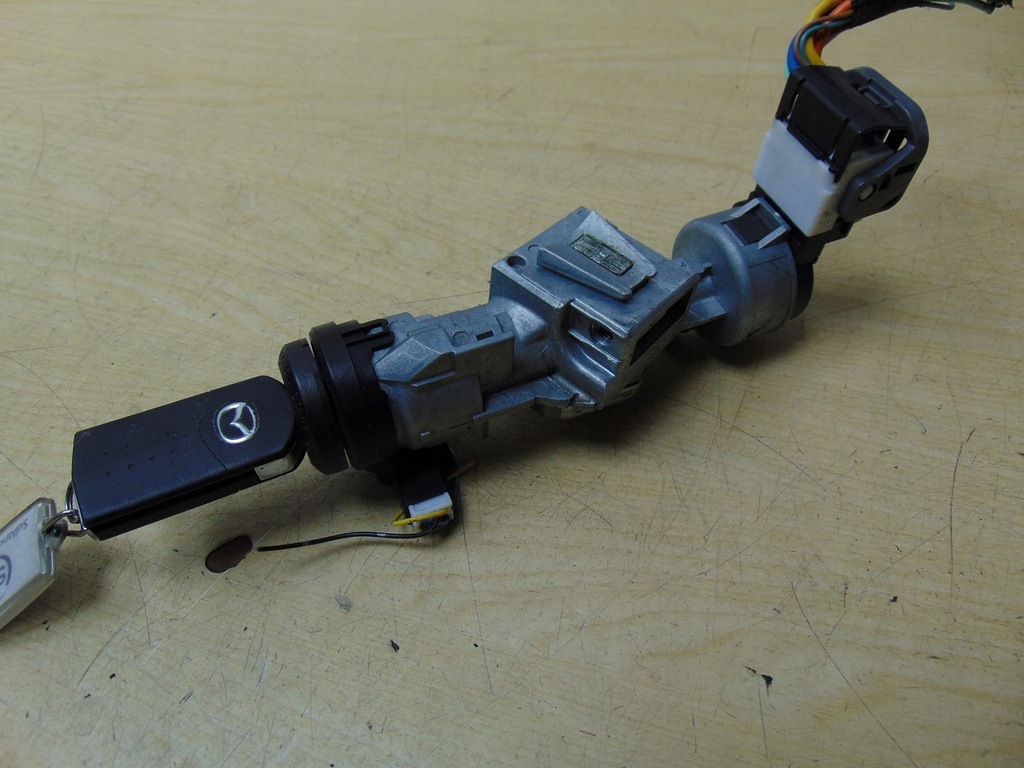 фото №8, Замок запалювання ключ mazda оригінальний номер 3m51-3f880-ae