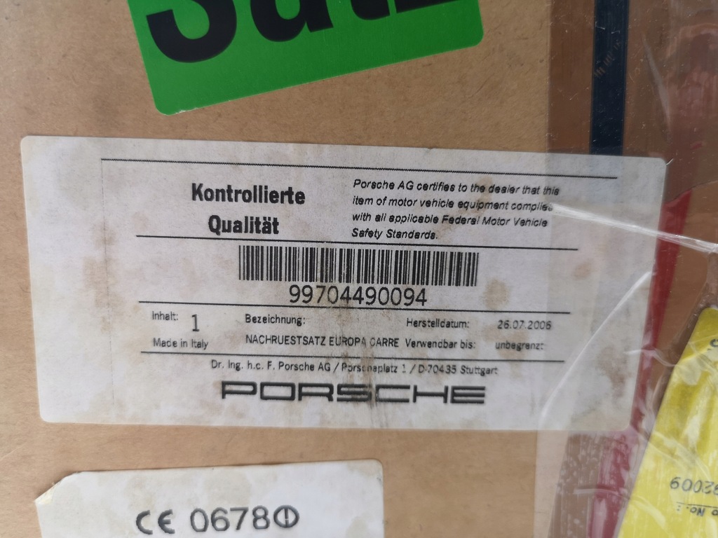 фото №7, Локатор система gps vts porsche 911 997 новый оригинал 2006-2012