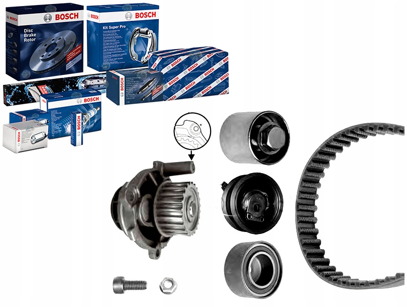 фото №1, Комплект - набір ремінь розподільного валу bosch 1987948077wp