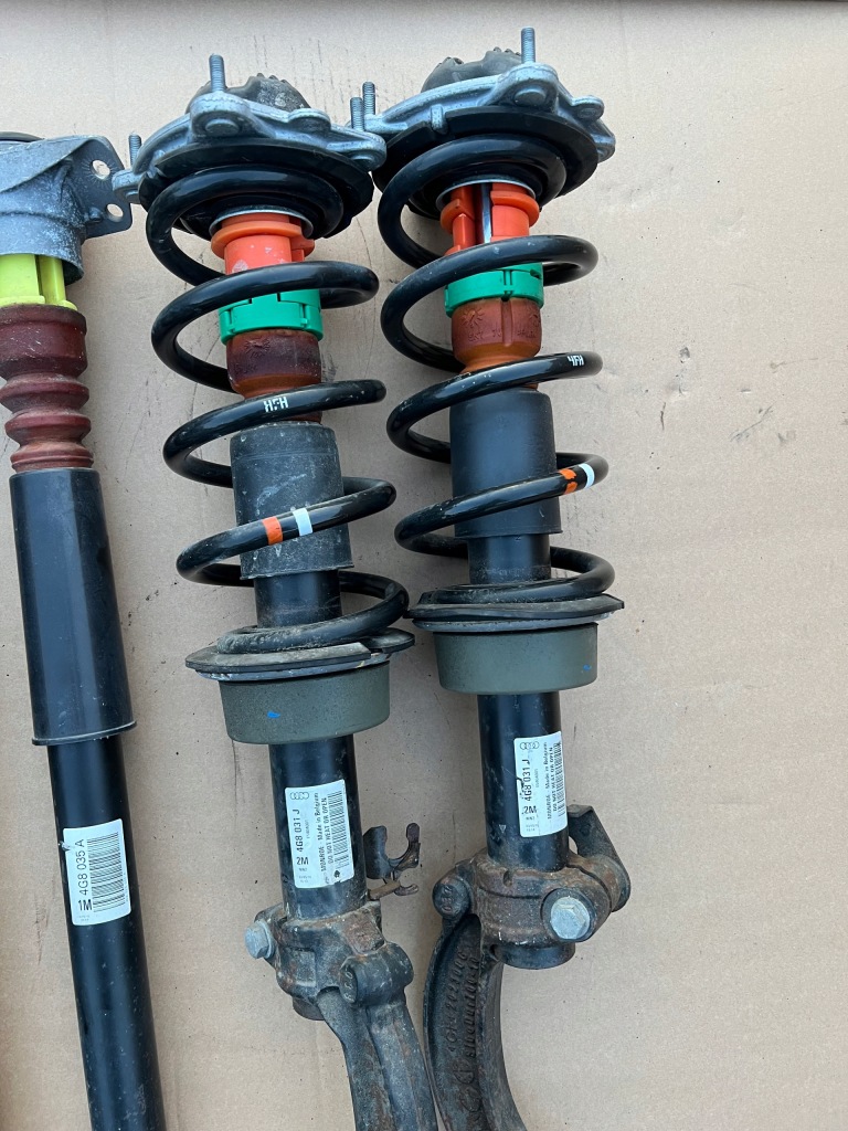 фото №10, Audi a7 a6 c7 4g амортизаторы комплект 1ba 3,0 tdi tfsi 50 km