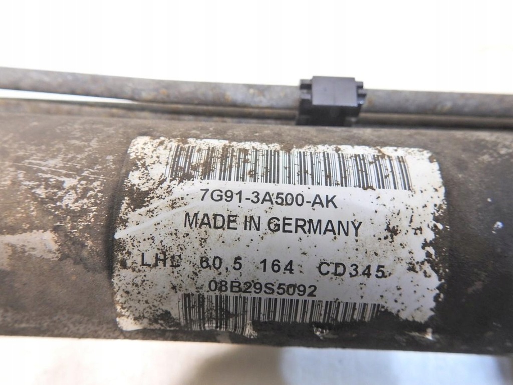фото №6, Трансмиссия рулевая рейка ford mondeo mk4 1.8 tdci 7g91-3a500-ak