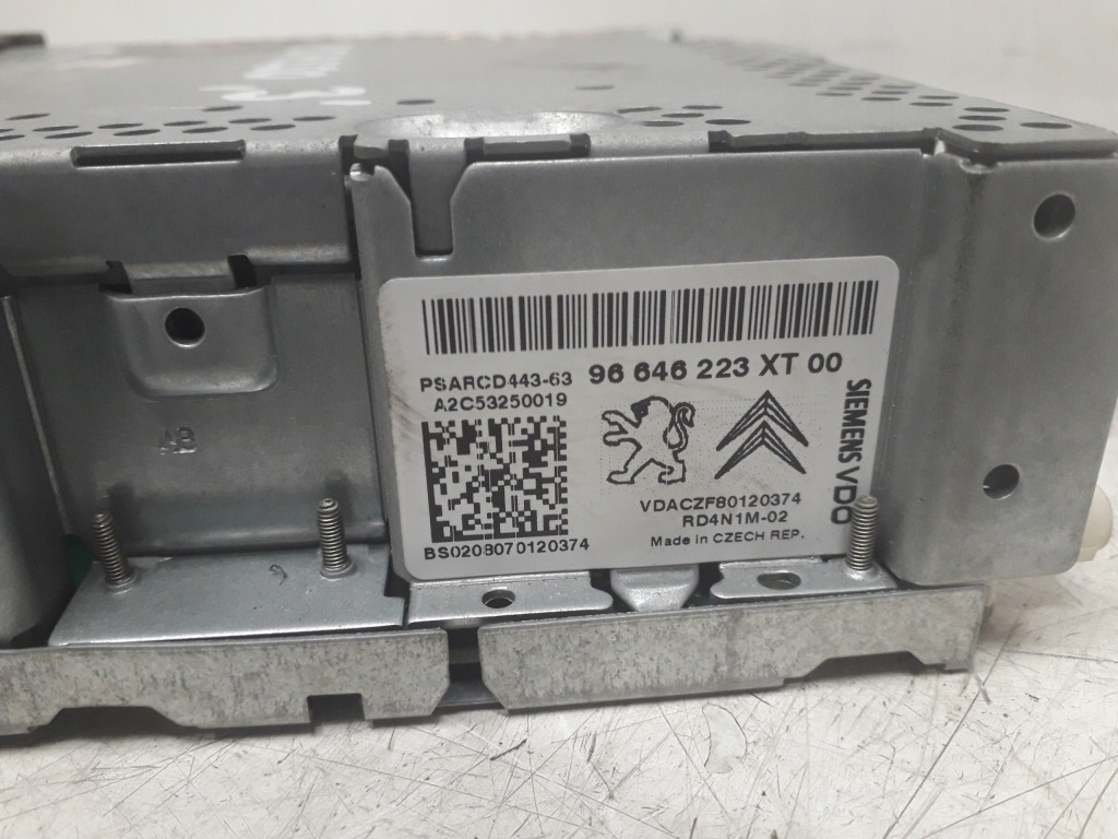 фото №8, Citroen c4 picasso 06-13 радиопроигрыватель cd mp3 96646223xt00