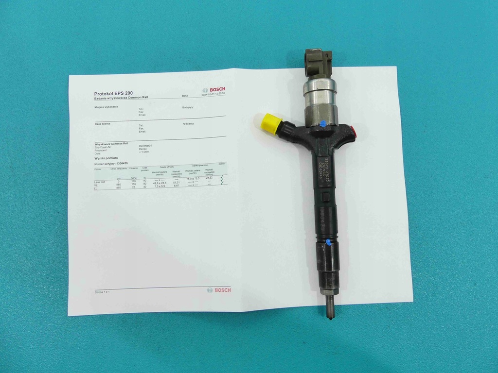 фото №1, Test форсунка toyota corolla verso i 2.0 d4d