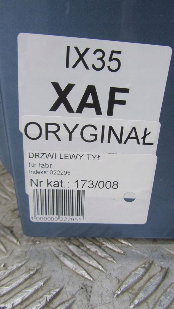 фото №6, Hyundai ix35 дверь левая задняя задние xaf 10-16 8