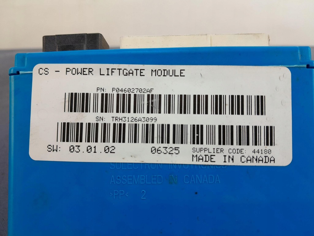 фото №2, Chrysler pacifica i блок керування модуль кришки