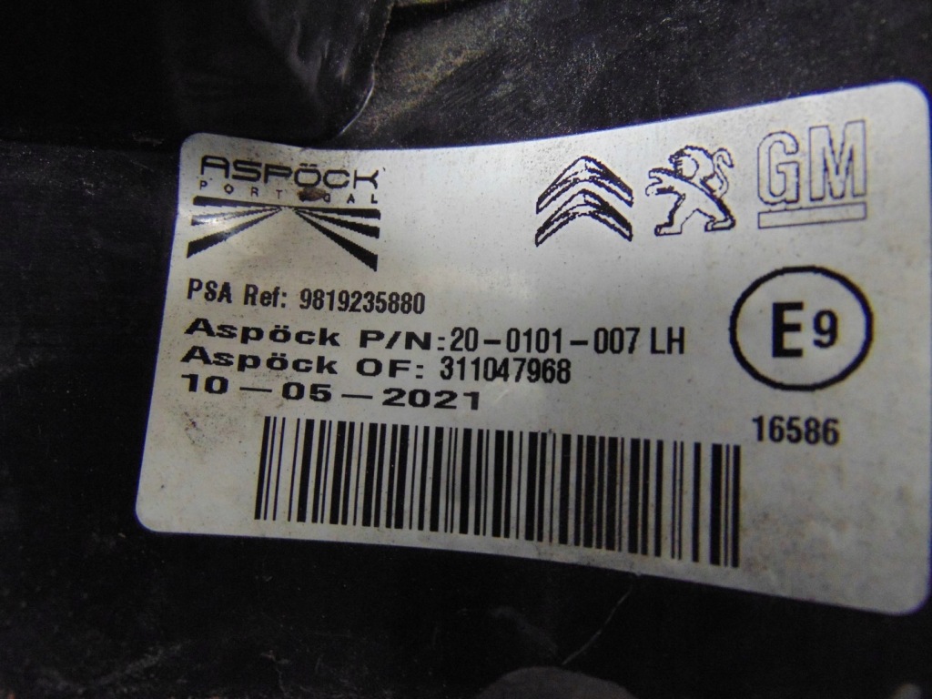 фото №11, Лампа ліва задня citroen berlingo iv opel combo e 9819235880 europa оригінал