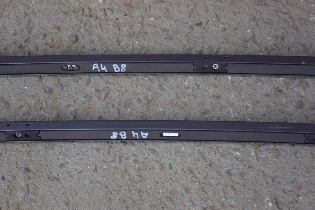 фото №11, Рейлинги кровельные audi a4 b8 комплект чёрные