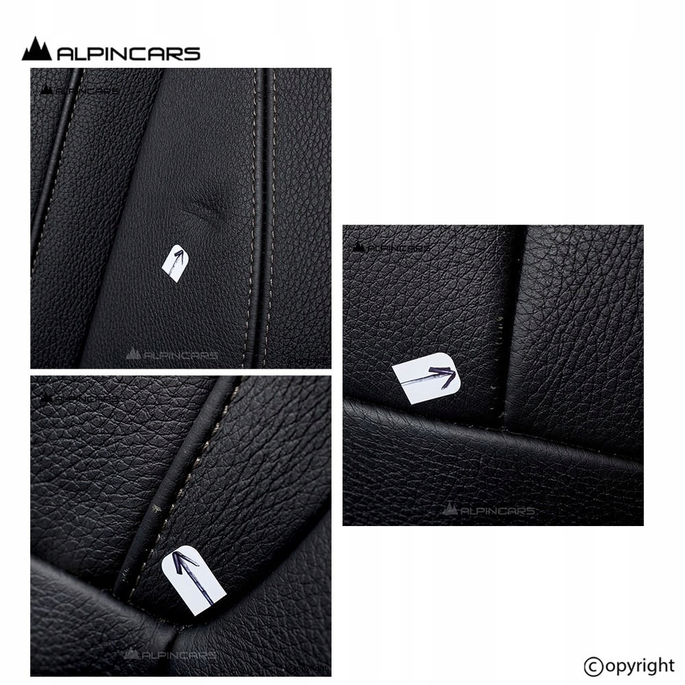 фото №8, Bmw 7 g11 обивка сиденья комфортные сиденья dakota schwarz