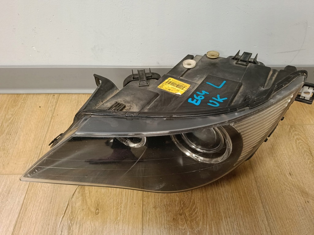 фото №11, Bmw e63 e64 лампа левая перед bi ксенон некрутящаяся uk 7165795