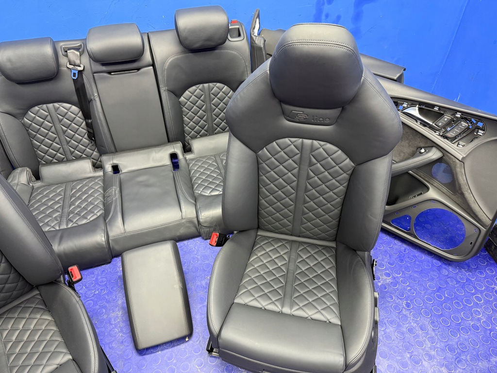 фото №10, Audi a6 s6 c7 4g s-line комплект сидіння шкіра обшивки з підігрівом 50 km oem