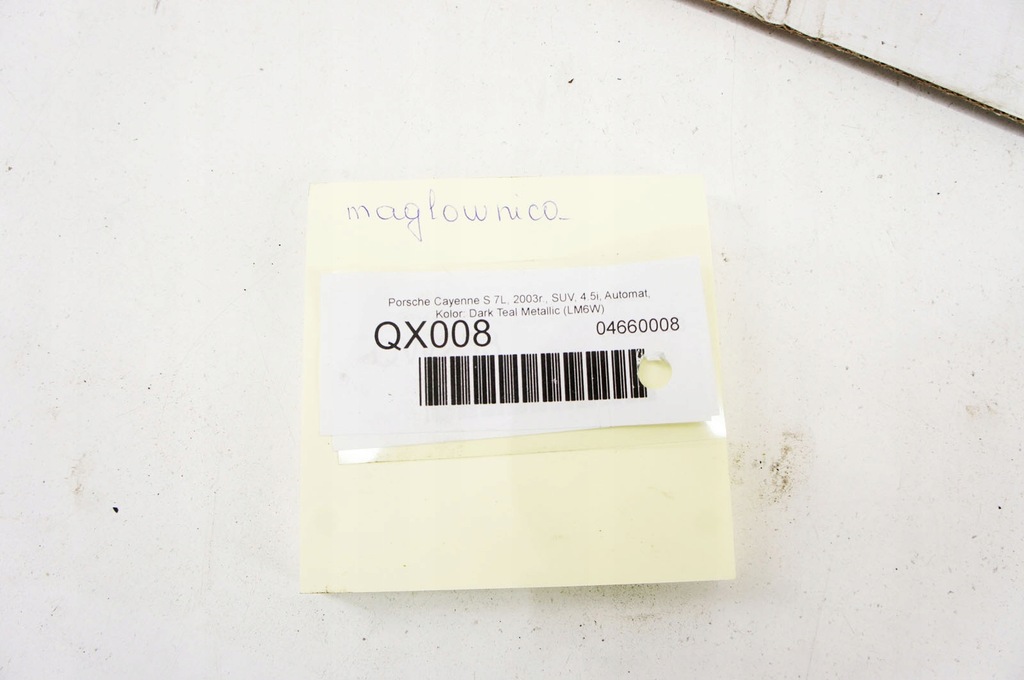 фото №5, Qx008 porsche cayenne s 7l 4.5i трансмиссия рулевая рейка 7l5422055h