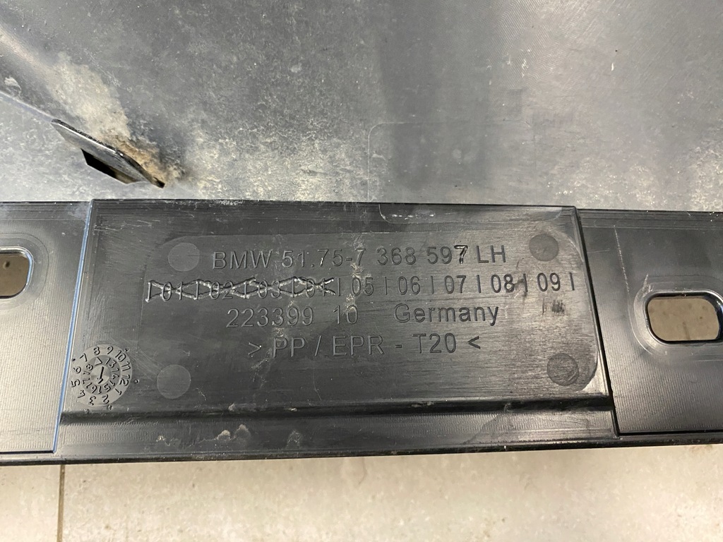 фото №7, Bmw i3 поріг накладка поріг ліва 7368597