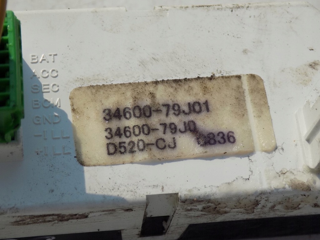 фото №6, Fiat sedici sx4 4x4 дисплей приборная панель 34600-79j01