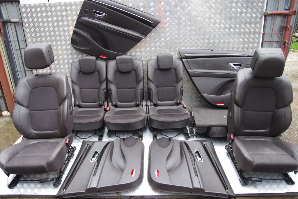 фото №16, Сидіння сидіння 7-osób салон коричневий обшивки двері renault espace v комплект