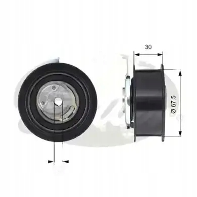 фото №1, Gates t43062 ролик натягувача, ремінь розподільного валу