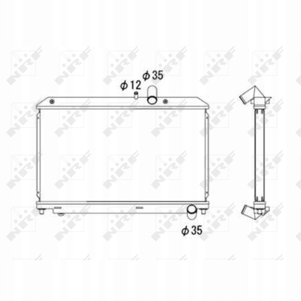 фото №13, Радіатор двигуна nrf 53685 n3h615200c