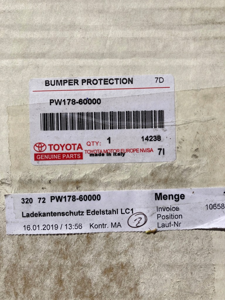 фото №9, Toyota land cruiser 150 молдинг хромированная na бампер