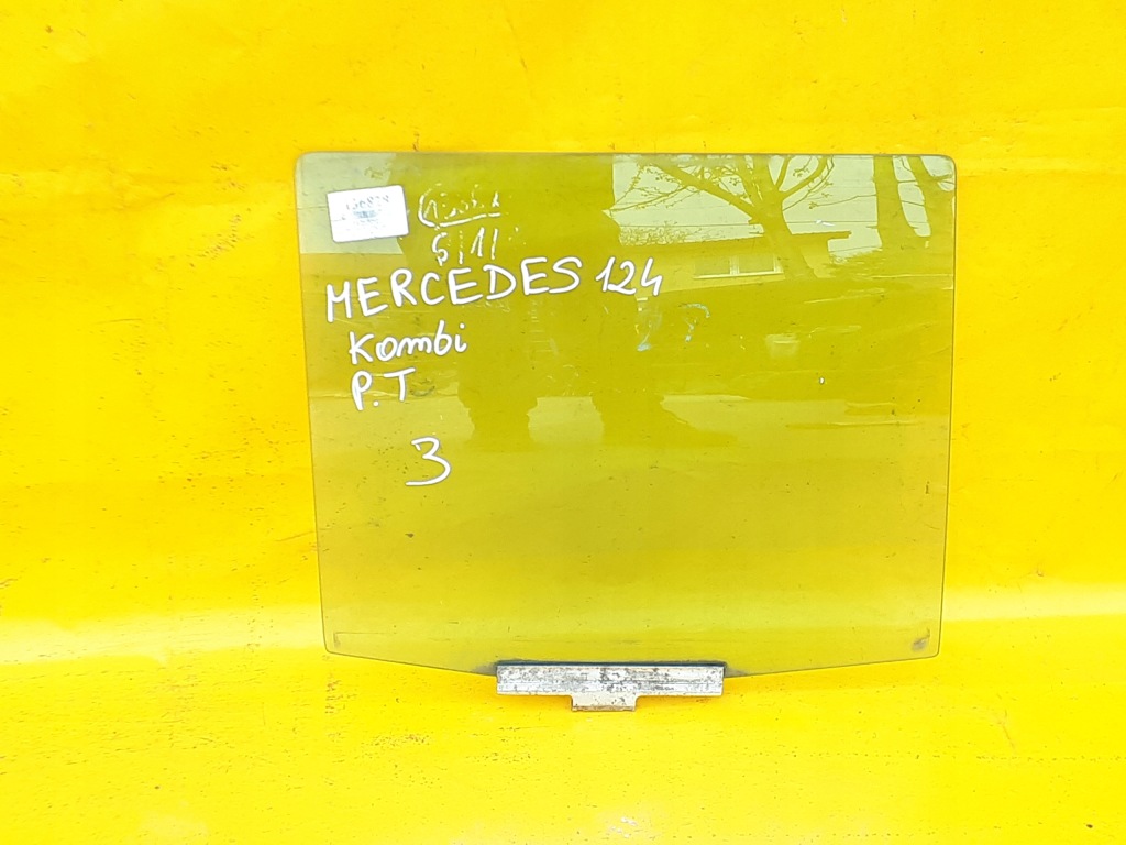 фото №1, Скло двері правий задня mercedes 124 kombi 84-97r