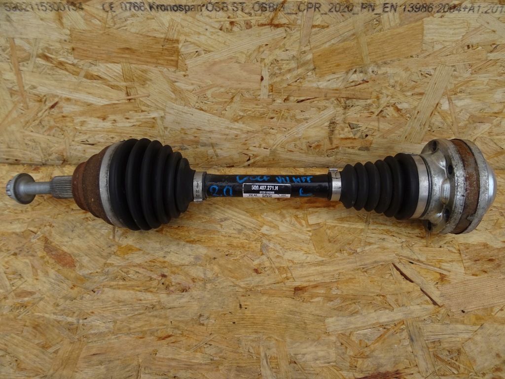 фото №1, Vw golf 7 lift t-roc привідний вал ліва 5q0407272h