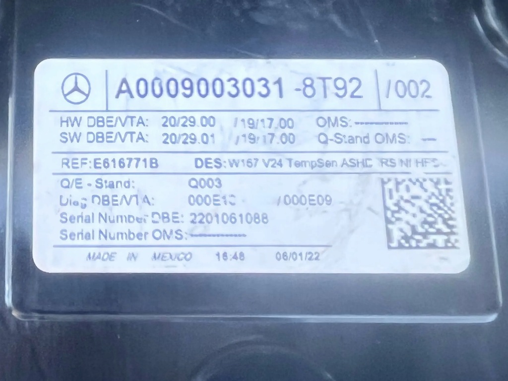 фото №5, Mercedes gls w167 лампа стельовий 0009003031 !m