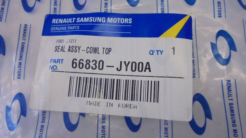 фото №5, Koleos i прокладка скло передньої нижня oryg