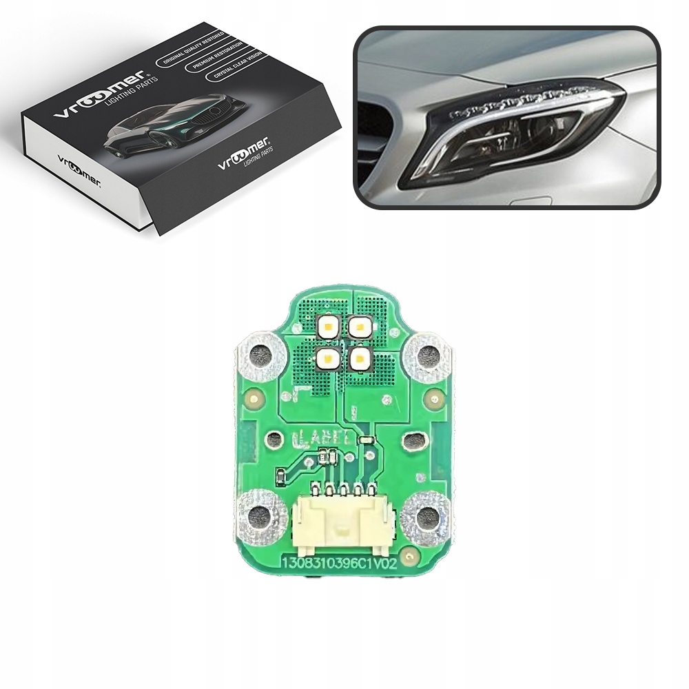 фото №1, Модуль пластина led drl лампы фара mercedes gla x156 2013 - 2017