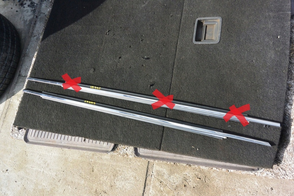 фото №1, Молдинг уплотнитель правая перед задняя хром mazda cx9