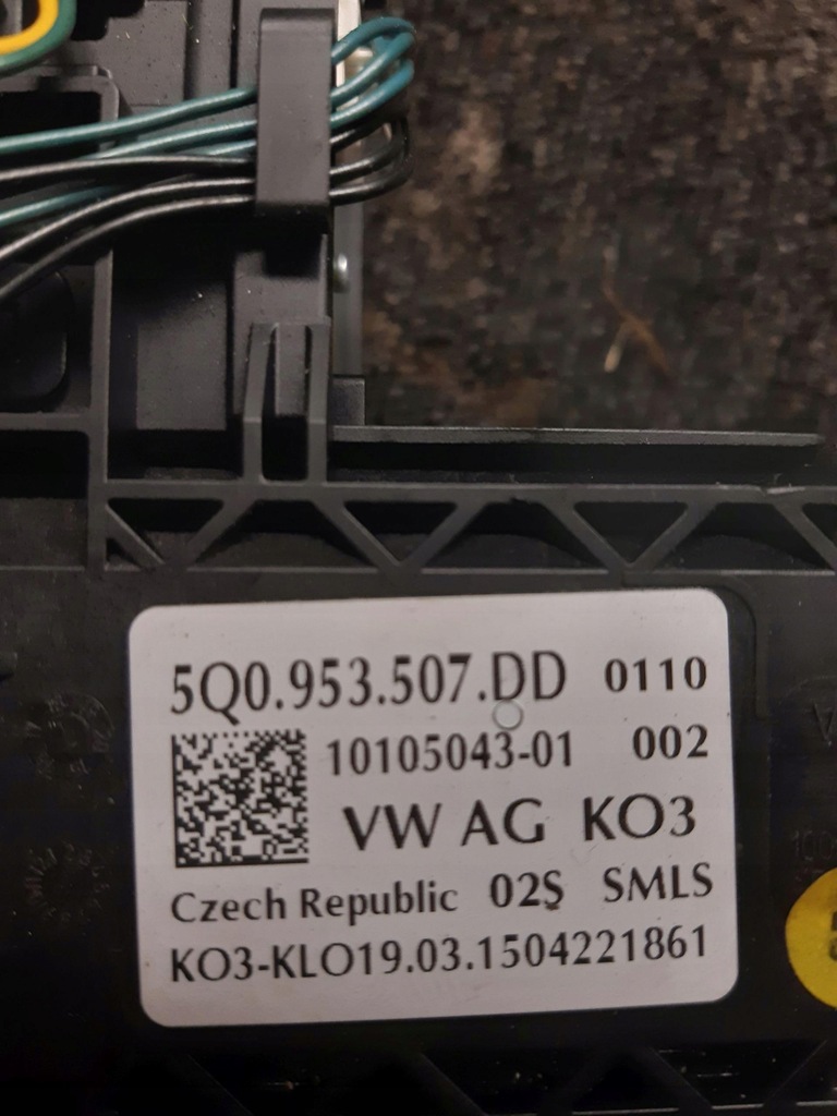 фото №10, Переключатель комбинированный 5q0953507dd vw audi skoda