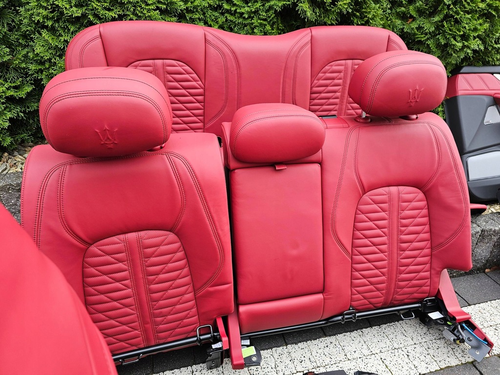 фото №8, Maserati levante середина сидіння заднє сидіння обшивки idealny!