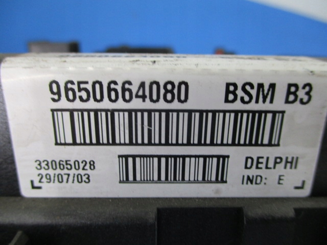 фото №7, Peugeot 307 модуль bsi 9651196980 bsm 9650664080