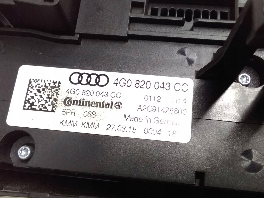 фото №6, Audi a6 s6 c7 4g 2016 панель кондиционера