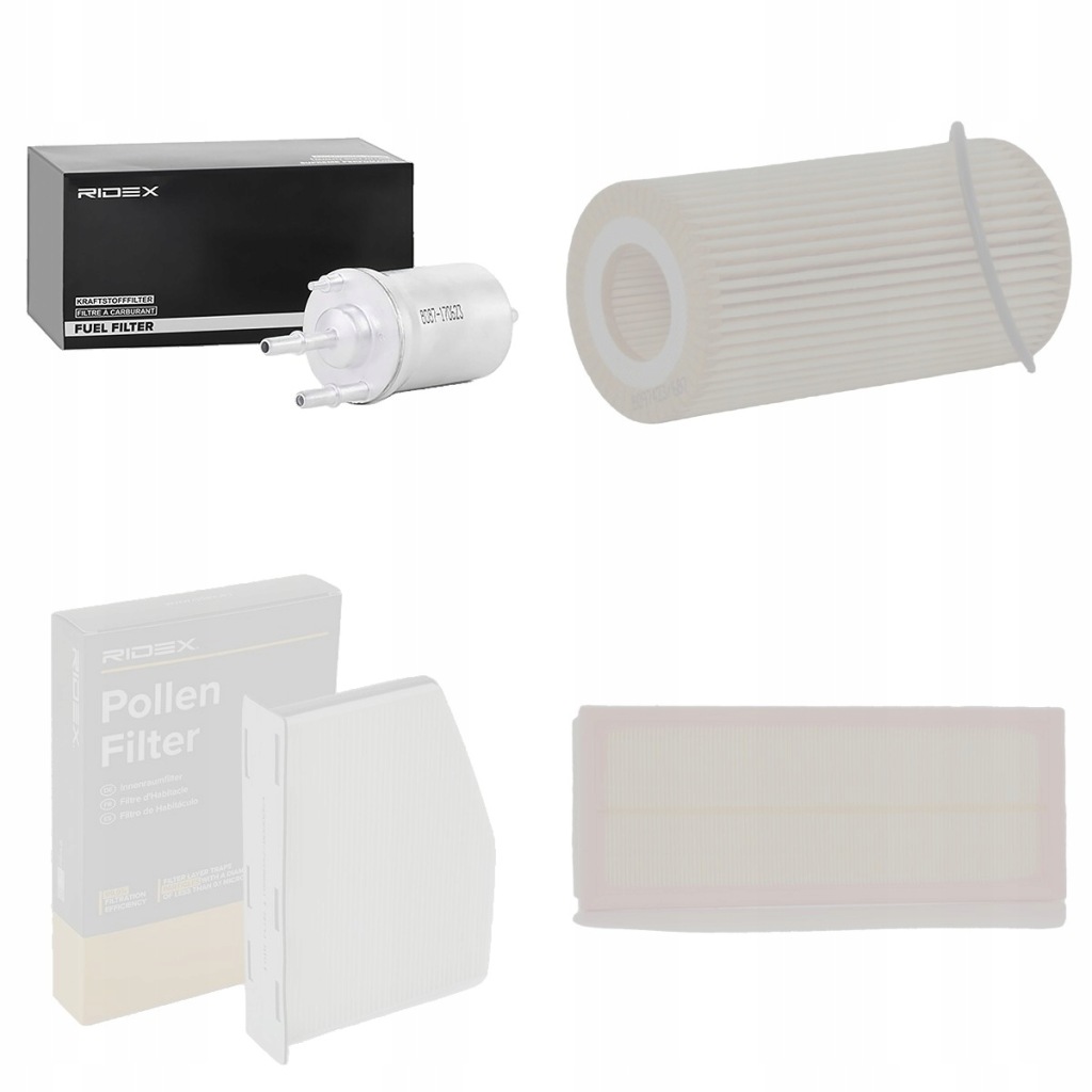 Набір фільтрів ridex 4055f11516 do vw golf v хетчбек 1k1 polo 9n Ціна