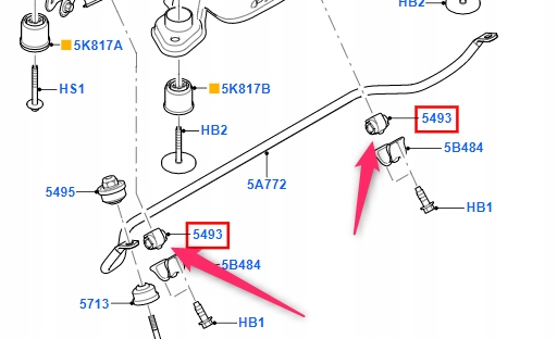 фото №2, Ford оригинальный номер 1387624 подвеска, стабилизатор
