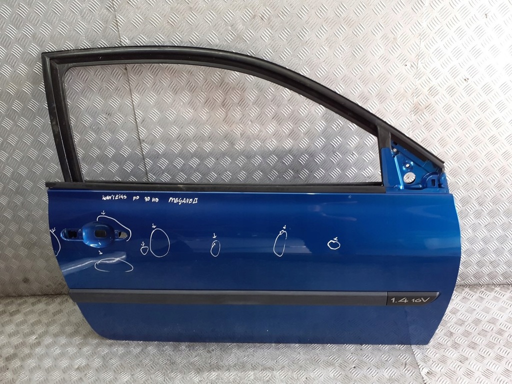 фото №1, Дверь правый перед renault megane ii tei45