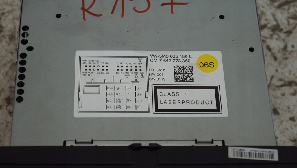 фото №9, Радио vw polo 6r v 5m0035186l