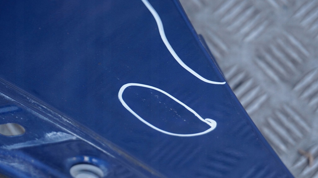 фото №9, Mini r56 r57 крыло левый lightning blue a63