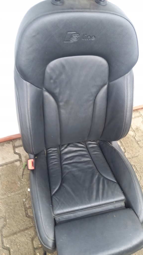 фото №11, Audi q5 8r 8r0 сидіння сидіння шкіра s-line заднє сидіння