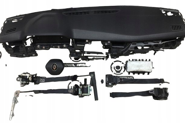 фото №1, Комплект подушки безопасности приборная панель pas ремни renault austral