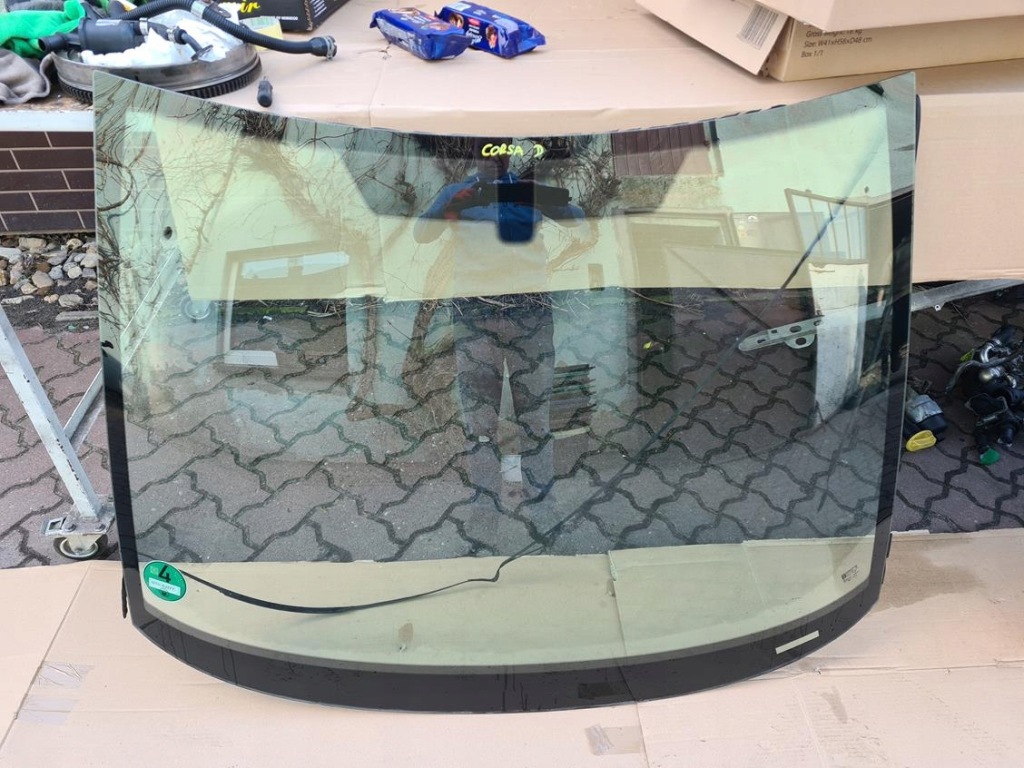 фото №1, Стекло лобовое передняя перед opel corsa d