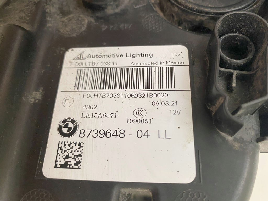фото №11, Bmw x3 x4 g01 g02 лампа правая передняя full led europa cała 8739648 без оснащения