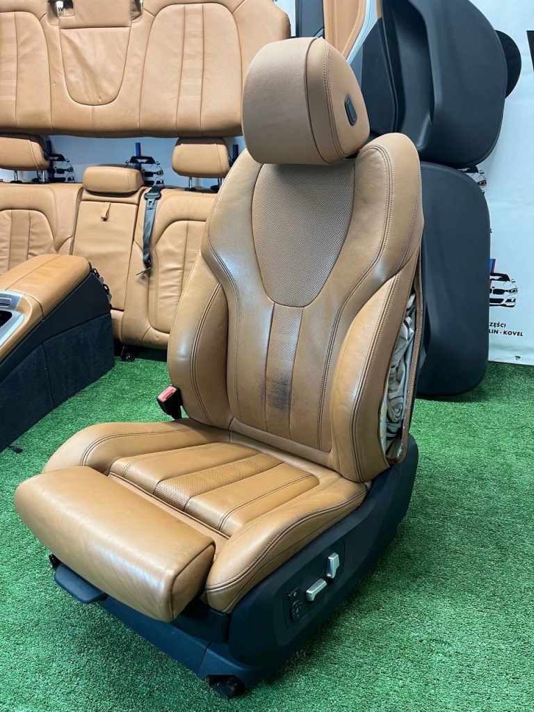 фото №1, Bmw x5 x6 x7 g05 g06 g07 интерьер сиденье левый merino cognac с подогревом