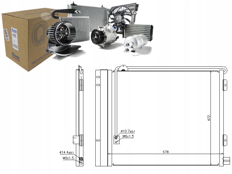 фото №11, Nissens 940179 конденсатор, кондиціонер