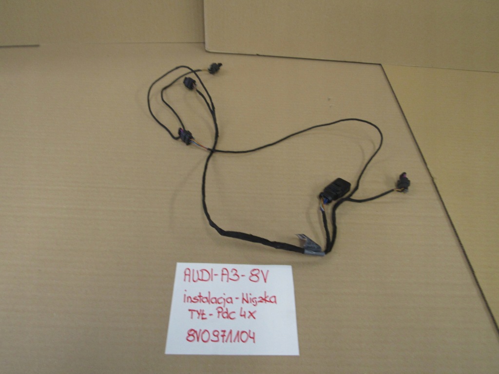 фото №1, Audi a3 8v жгут электропроводка 4 pdc задняя