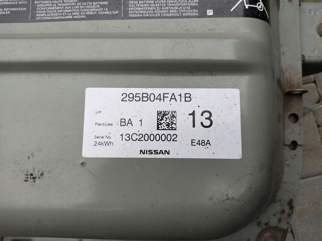 фото №8, Аккумулятор тяговый аккумулятор nissan nv200 e-nv200 295b04fa1b 24 kwh 2014-21