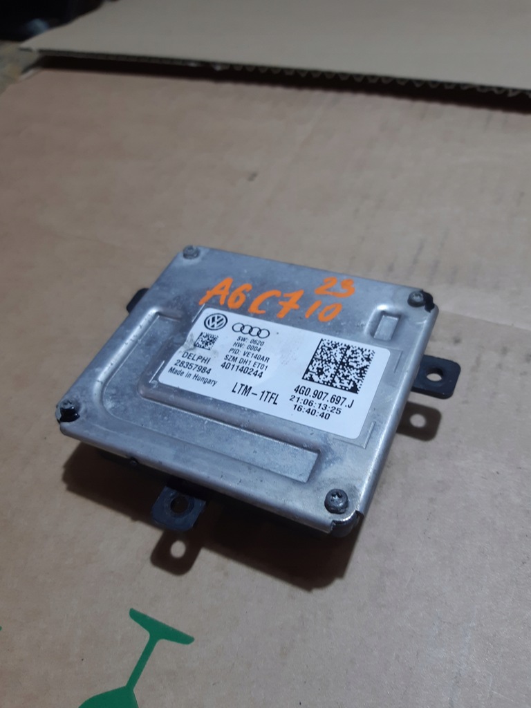 фото №1, Audi a6 c7 перетворювач модуль led 4g0907697j